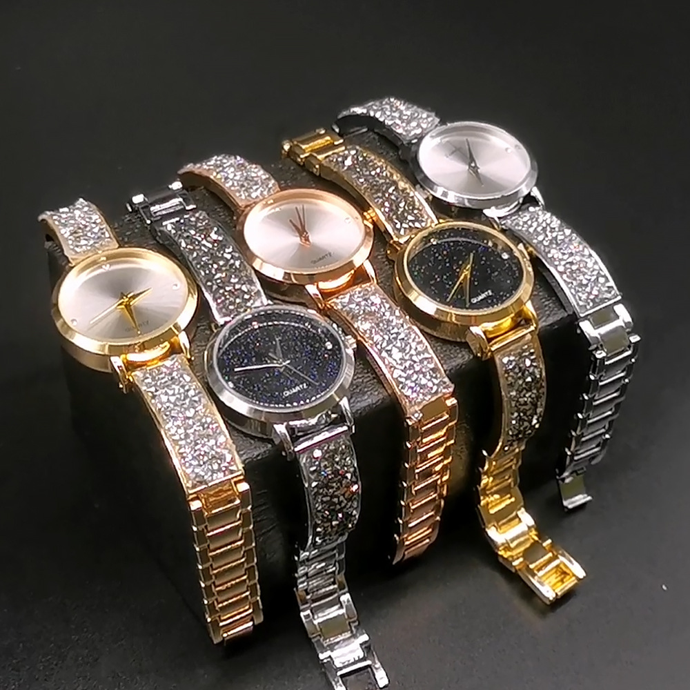 Luxury Watch Level - Luxury Women's Shining Diamond Quartz Wristwatches