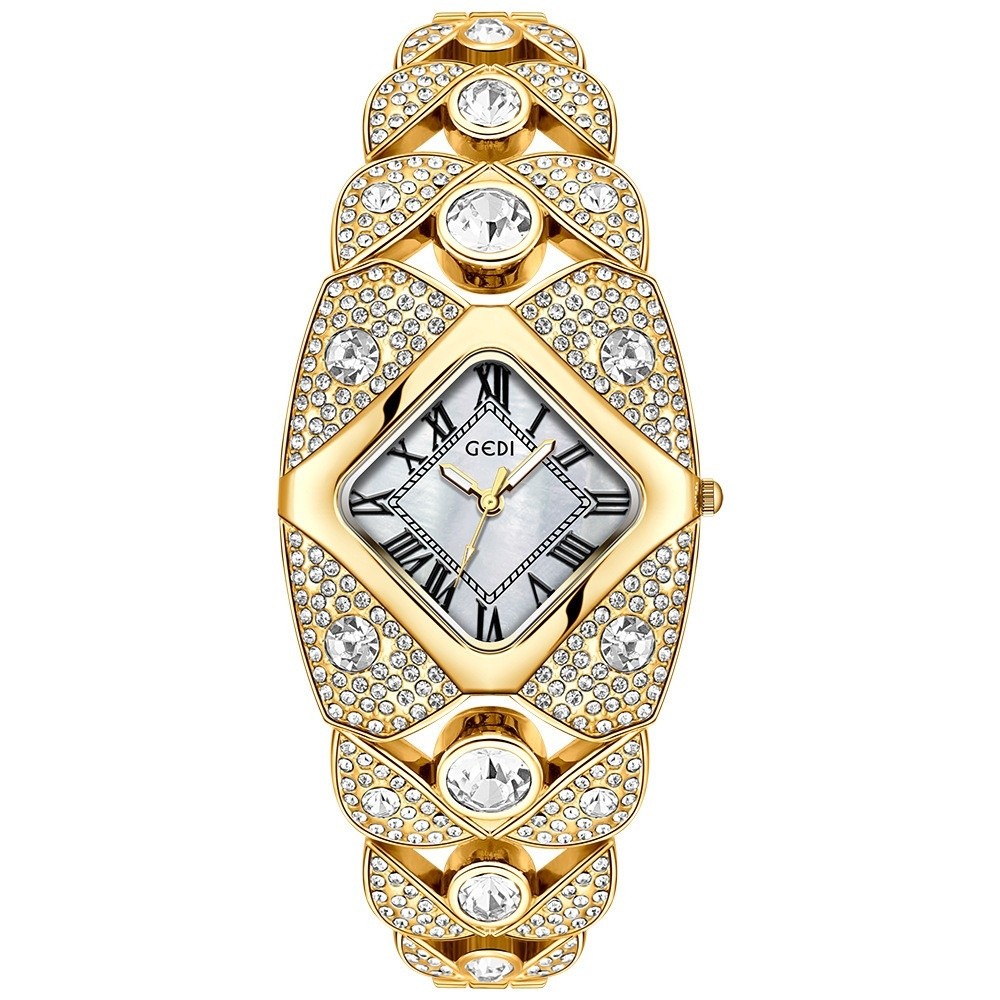 Luxury Watch And Jewelry Brand - New Diamond Inlaid Bracelet Watch Waterproof