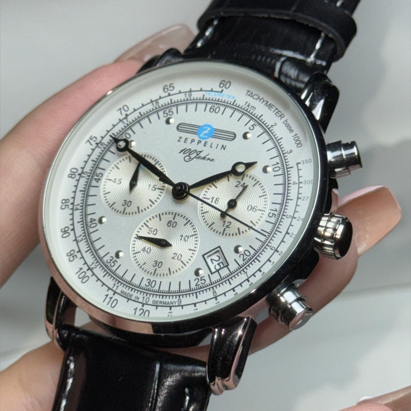 Minute Repeater Watch - New Fashion Casual Luxury Zeppelin Three-eye