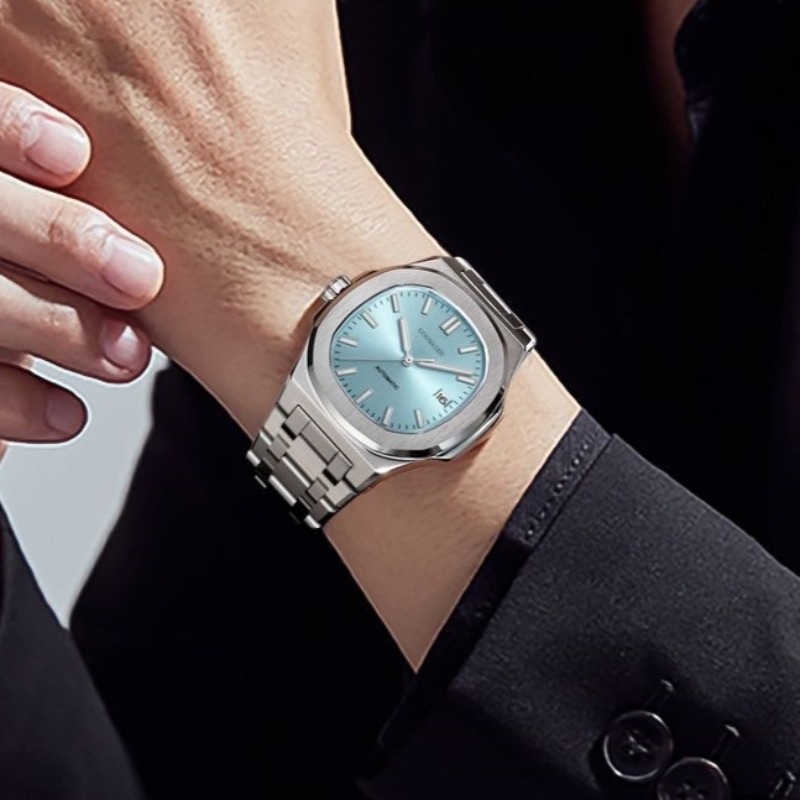 Luxury Watch Level - High Level Square Men Clock Waterproof