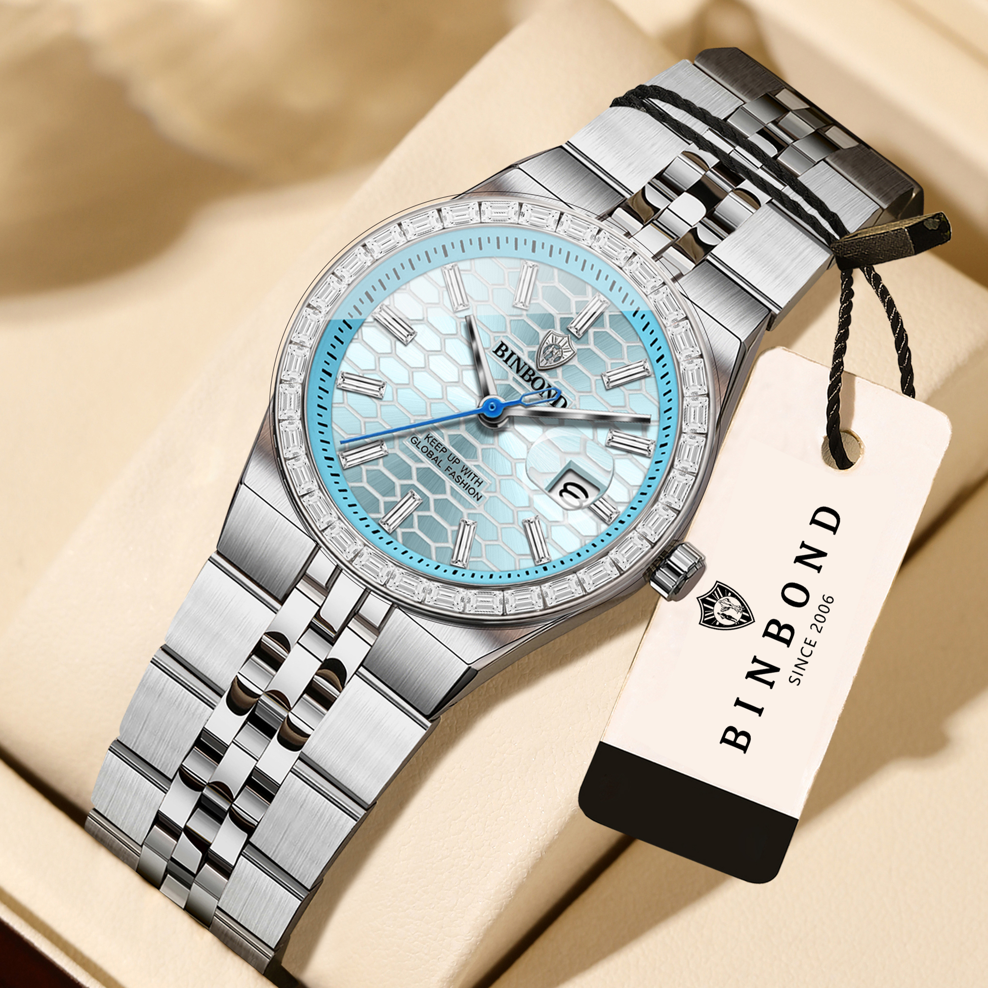 Luxury Watch Female - BINBOND ladies casual accurate quartz wristwatches