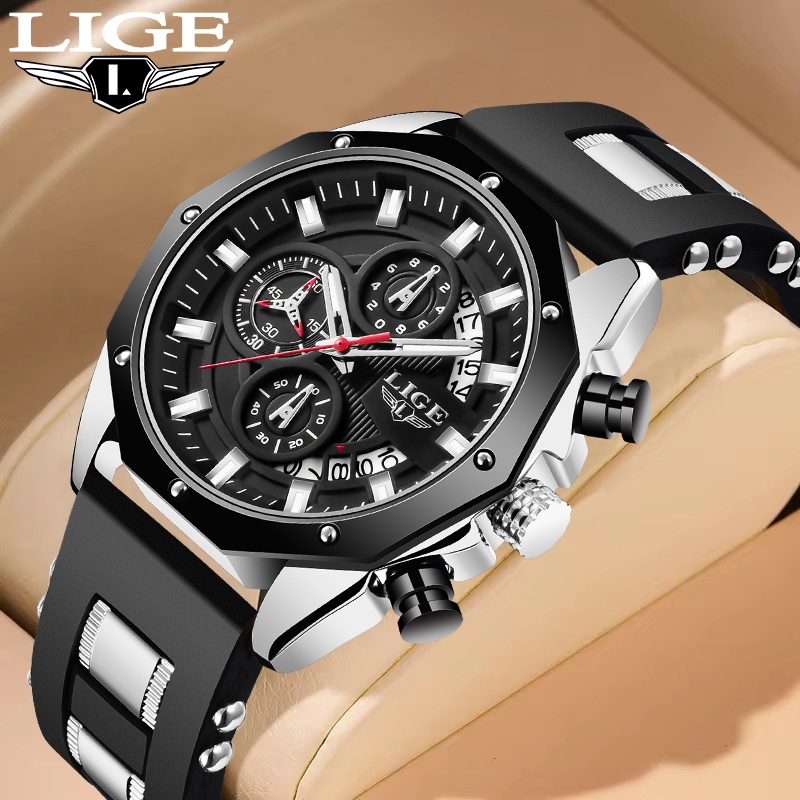 Luxury Watch Men - LIGE Fashion Outdoor Quartz Man Watch