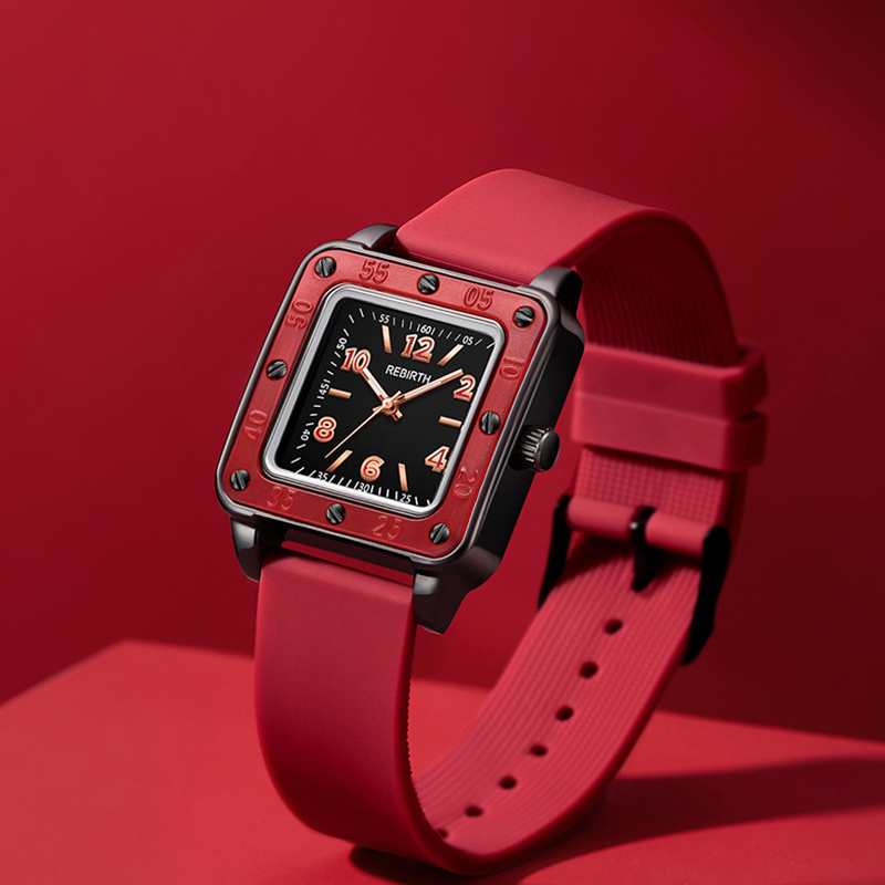 Luxury Watch Female - Square Silicone Band Women Watches Top