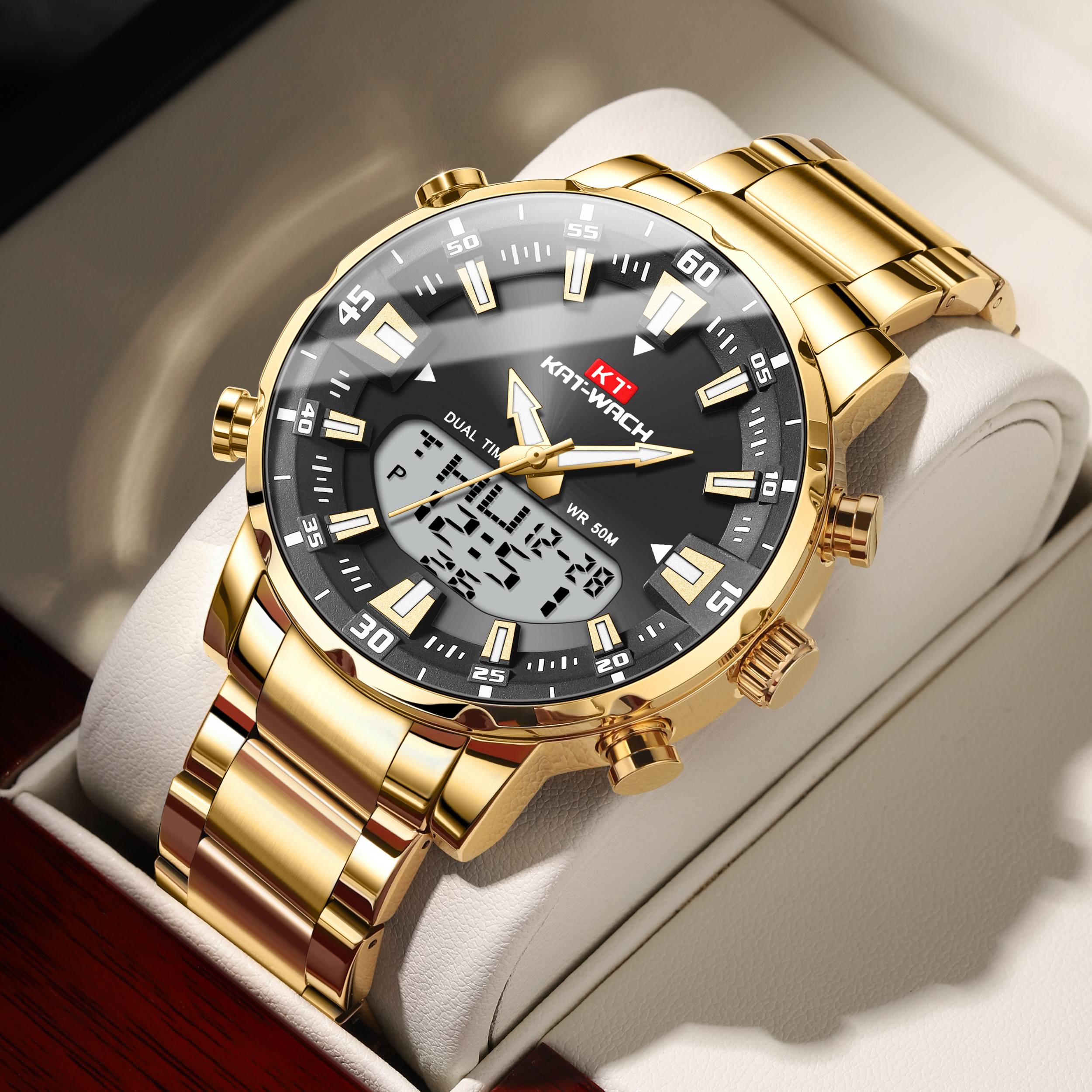 Minute Repeater Watch - KAT-WACH Luxury Men's Quartz Digital Watch