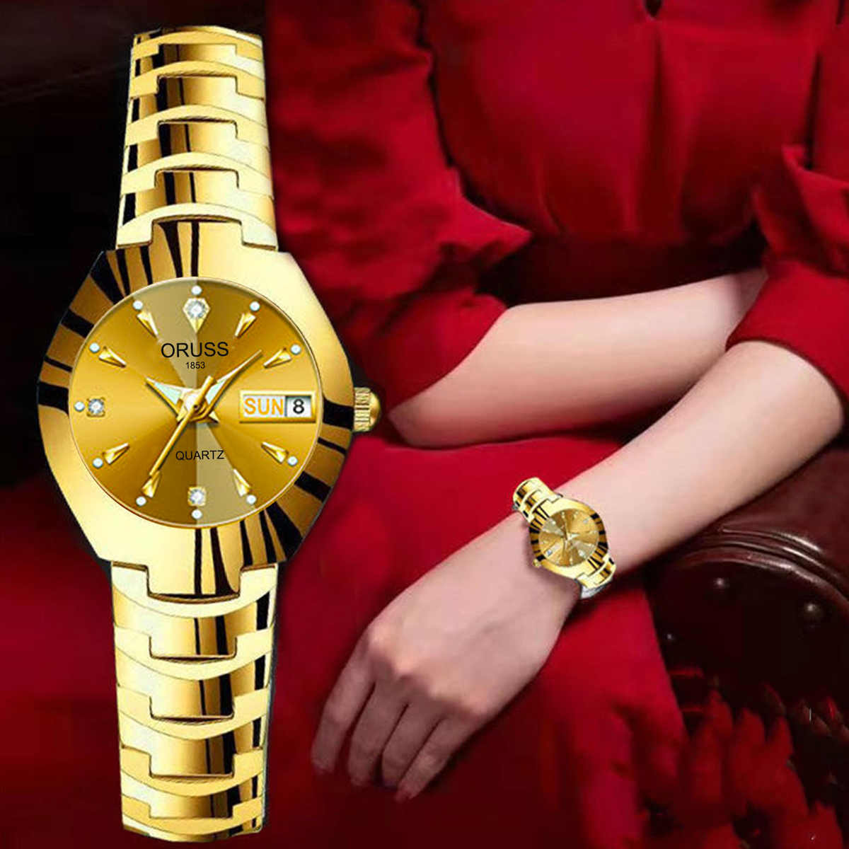 Luxury Watch Ladies - ORUSS Hot Brand Ladies' Watch High