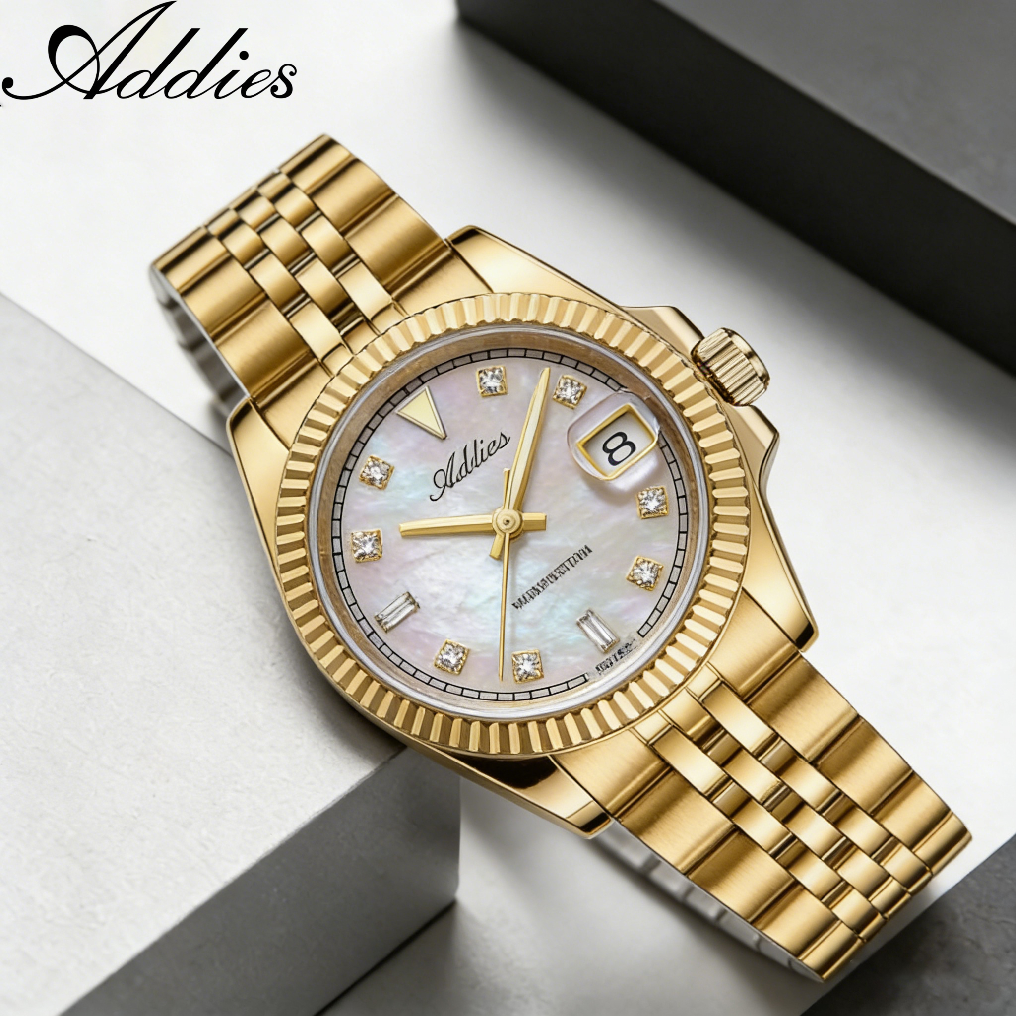 Luxury Watch Dial - ADDIES 585 Quartz Women's Watches Sapphire