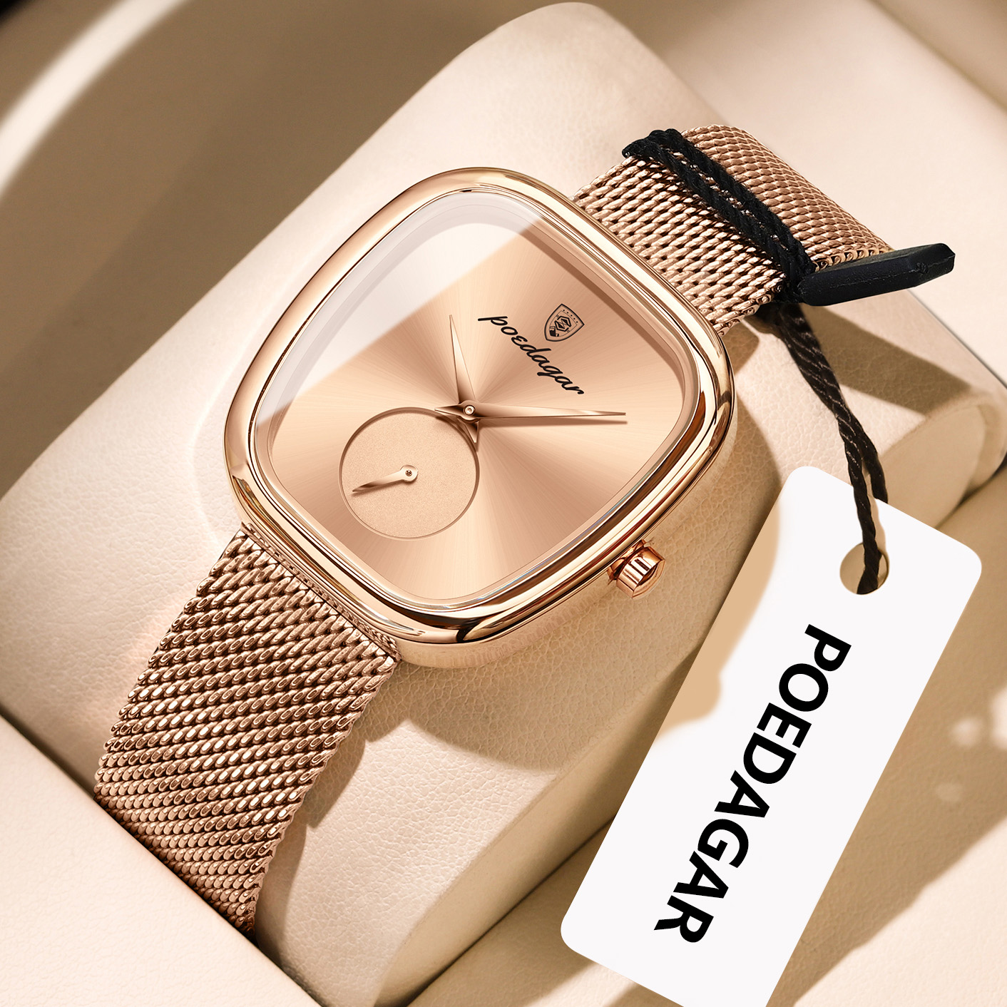 Luxury Watch Female - POEDAGAR Luxury Brand Woman Watch Waterproof
