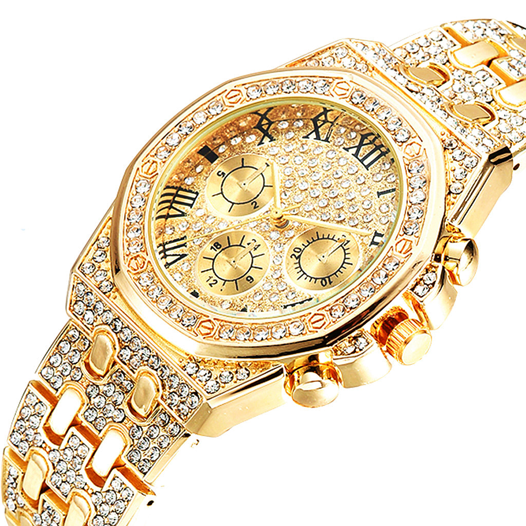 Men Watch Set Necklace+Watch+B - Luxury Watch Miami のレビューと価格