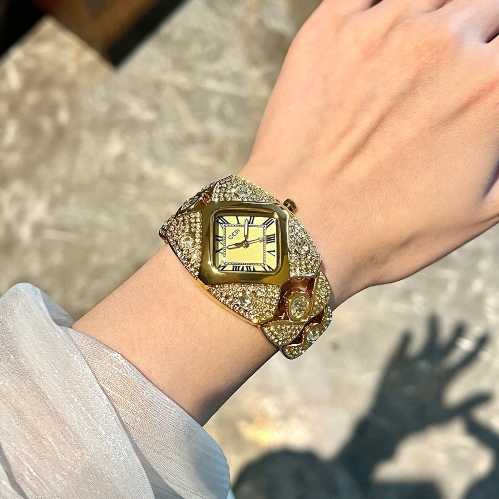 New Diamond Inlaid Bracelet Wa - Luxury Watch And Jewelry Brand のレビューと価格
