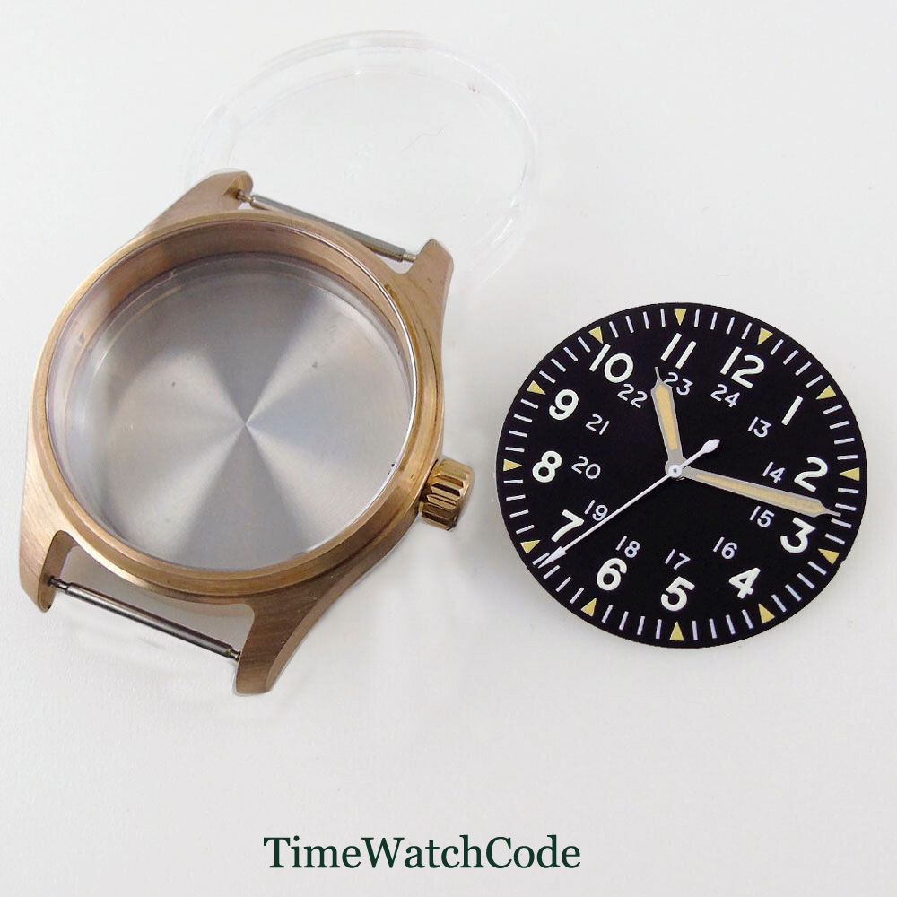 39mm Pilot Diver Watch Case So - Bronze Case Watch のレビューと価格
