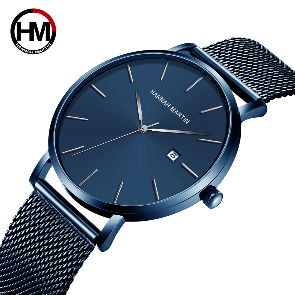 Japan Quartz Calendar Movement - Luxury Watch All Black のレビューと価格