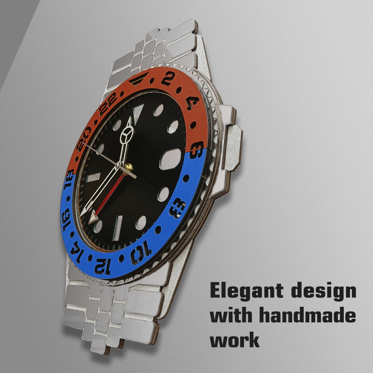 Luxury Wall Clock with a Wrist - Luxury Watch House のレビューと価格