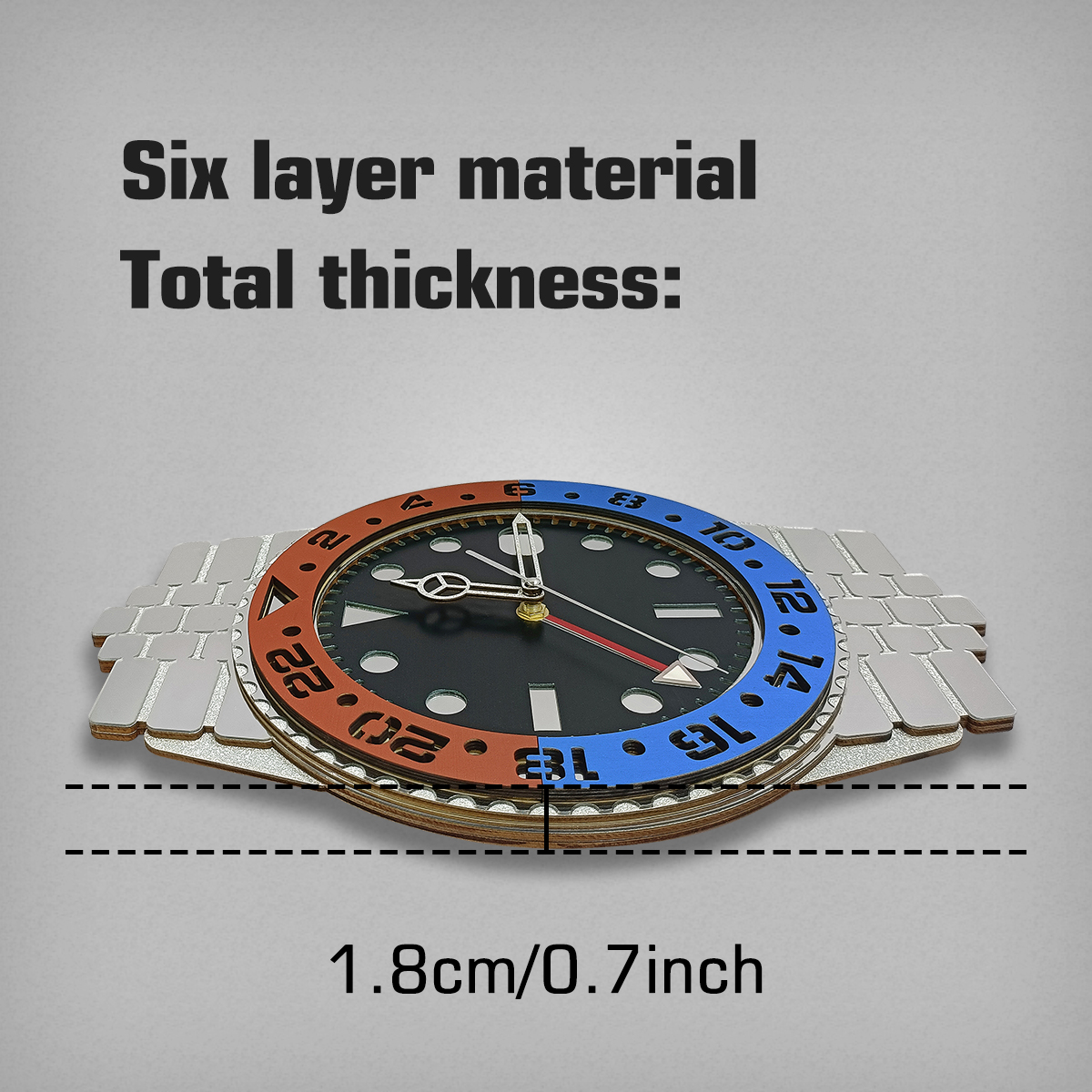 Luxury Wall Clock with a Wrist - Luxury Watch House のレビューと価格
