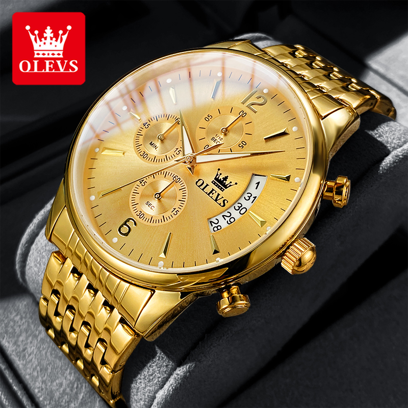 OLEVS luxury brand men's watch - Luxury Watch Men のレビューと価格