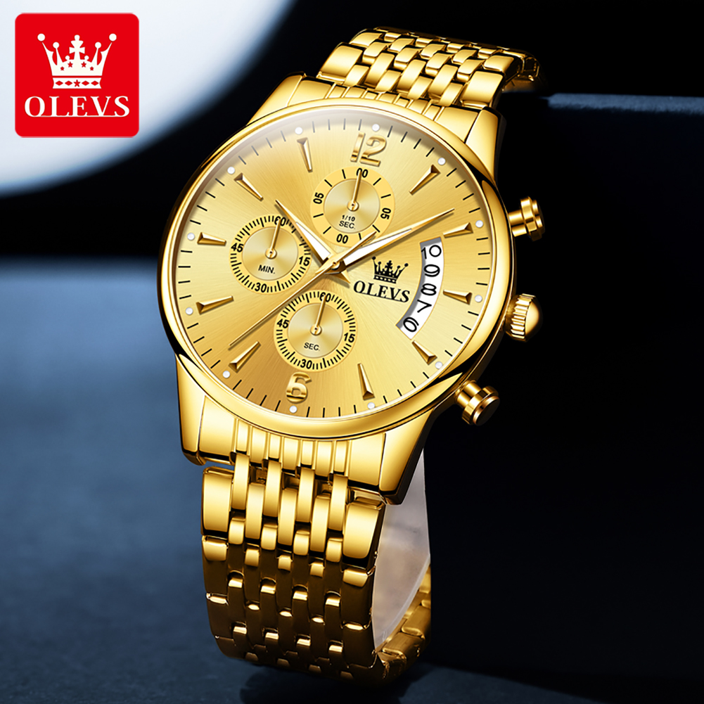 OLEVS luxury brand men's watch - Luxury Watch Men のレビューと価格
