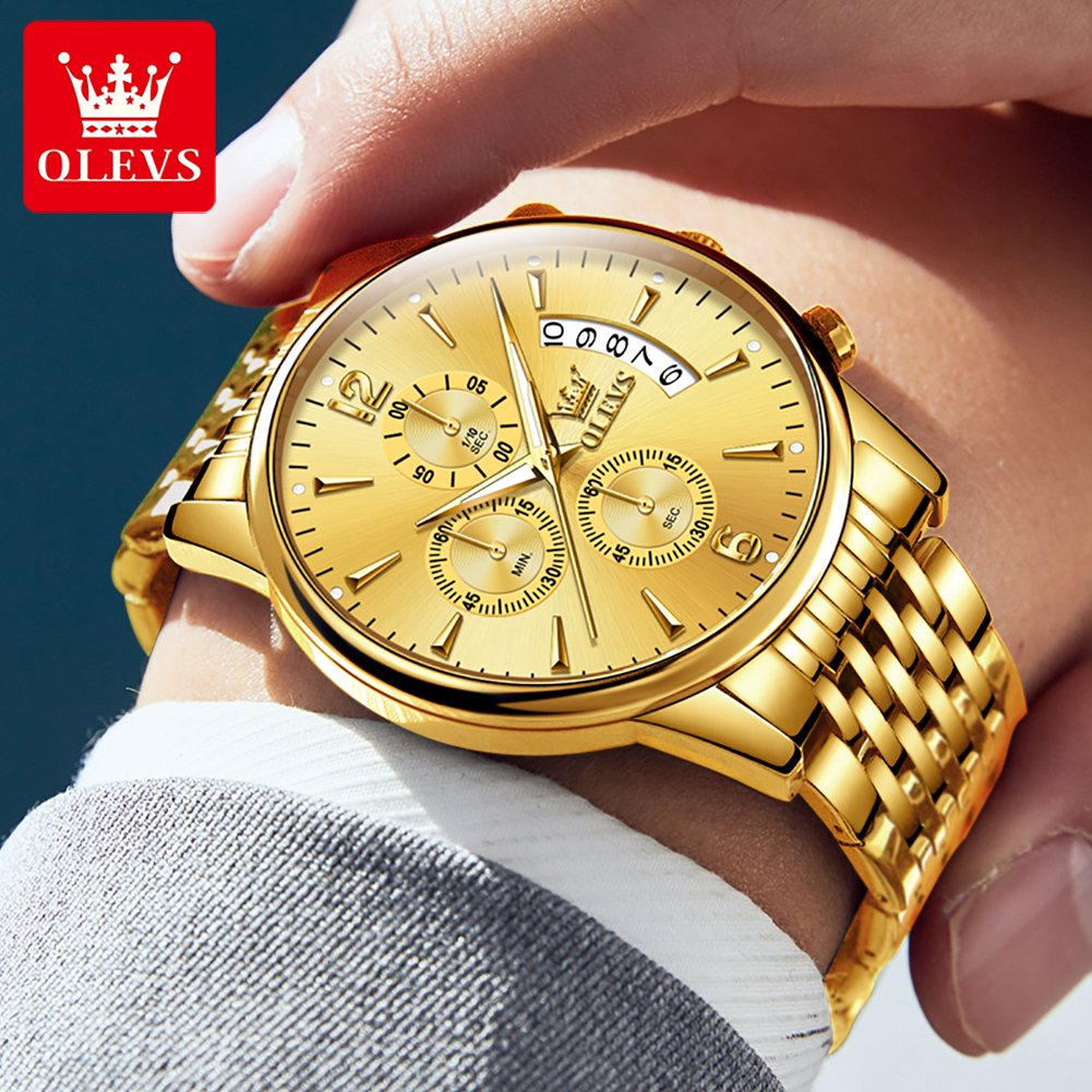 OLEVS luxury brand men's watch - Luxury Watch Men のレビューと価格