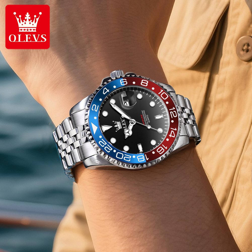 OLEVS 5657 Original Brand Men' - Luxury Watch Men のレビューと価格