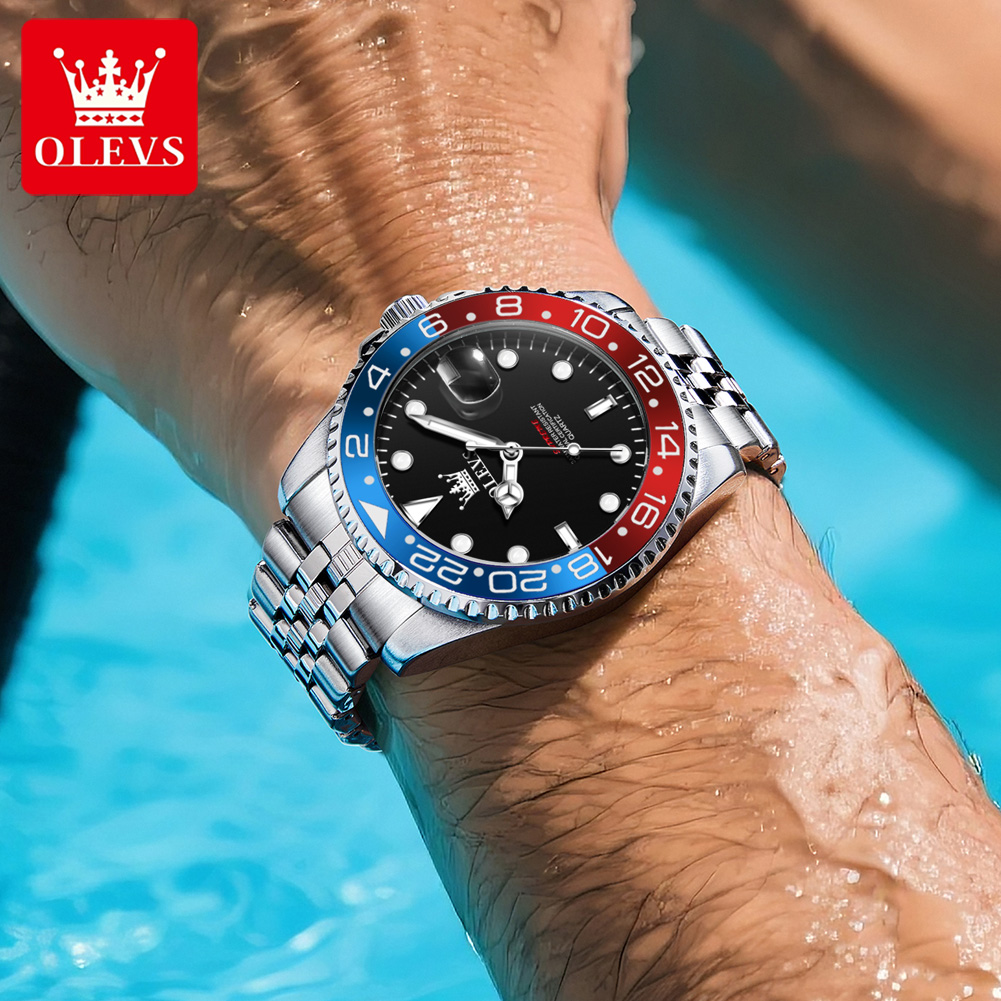 OLEVS 5657 Original Brand Men' - Luxury Watch Men のレビューと価格