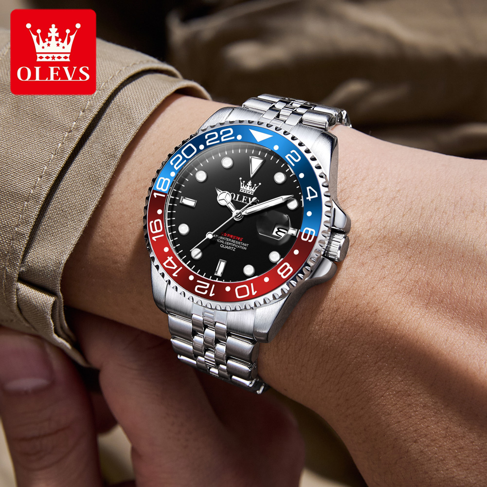 OLEVS 5657 Original Brand Men' - Luxury Watch Men のレビューと価格