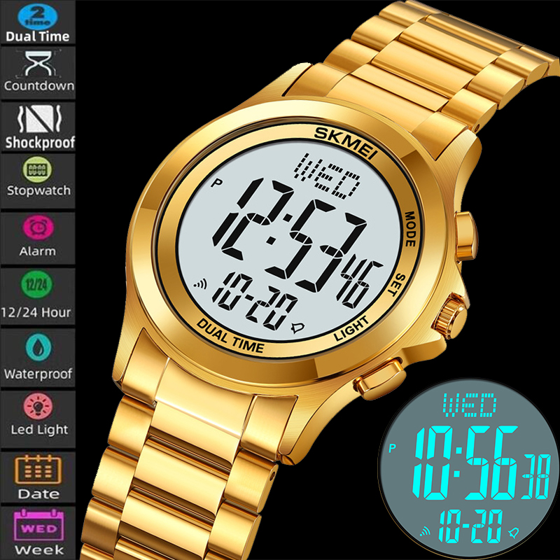 Skmei Mens Led Chronograph Bra - Minute Repeater Watch のレビューと価格