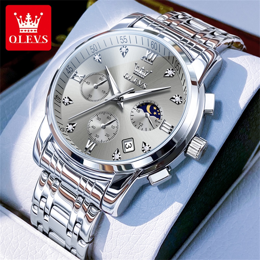 OLEVS 2858 Quartz Watch for Me - Luxury Watch Dial のレビューと価格