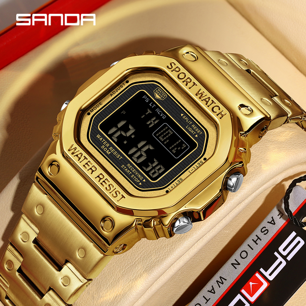 SANDA 2162 Men's Electronic Di - Minute Repeater Watch のレビューと価格