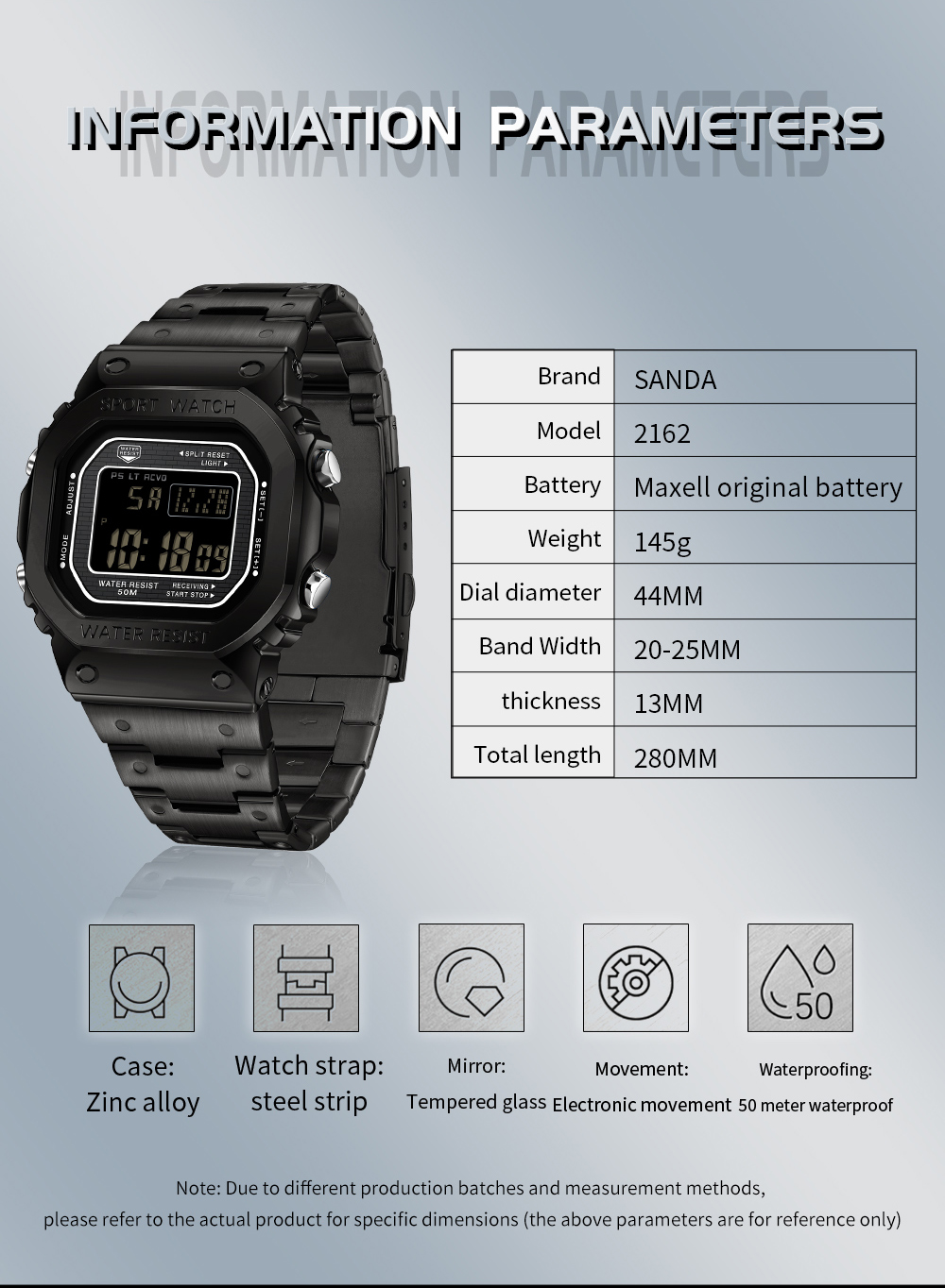 SANDA 2162 Men's Electronic Di - Minute Repeater Watch のレビューと価格