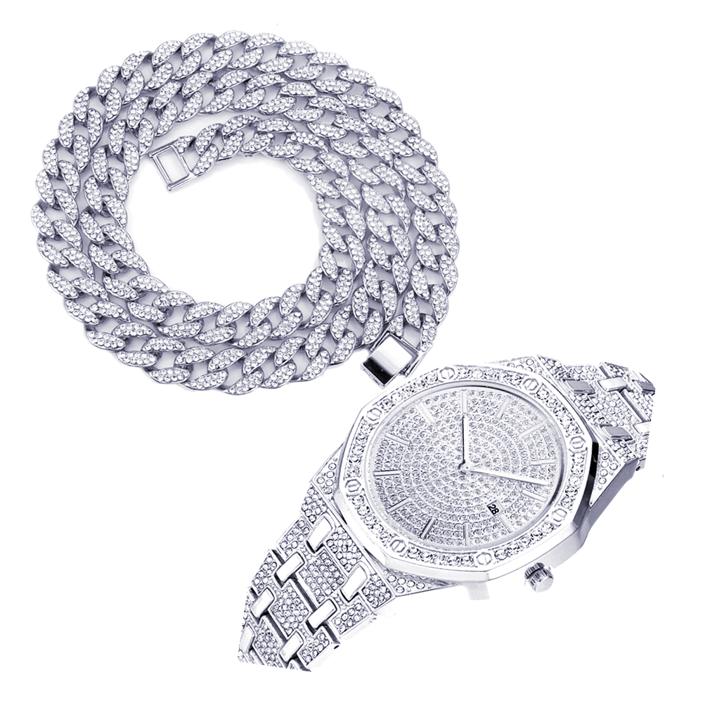 Necklace Bracelet Luxury Watch - Luxury Watch Miami のレビューと価格