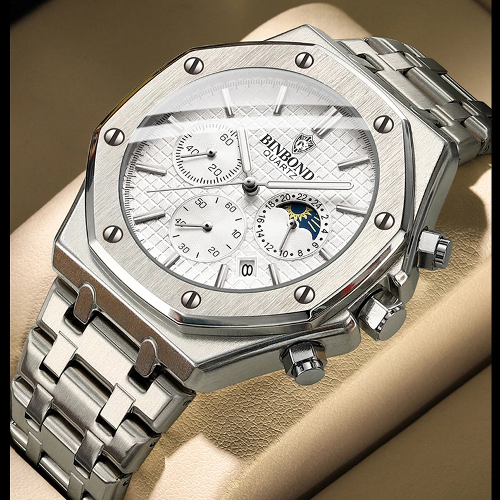 BINBOND 0161 Fashionable Men's - Luxury Watch Ap のレビューと価格