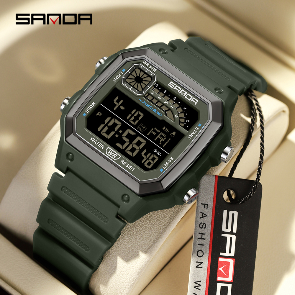 SANDA 6196 Men Electronic Watc - Minute Repeater Watch のレビューと価格