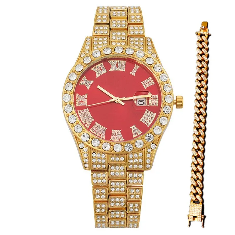 New Gold Color Watch &  Bracel - Luxury Watch Miami のレビューと価格