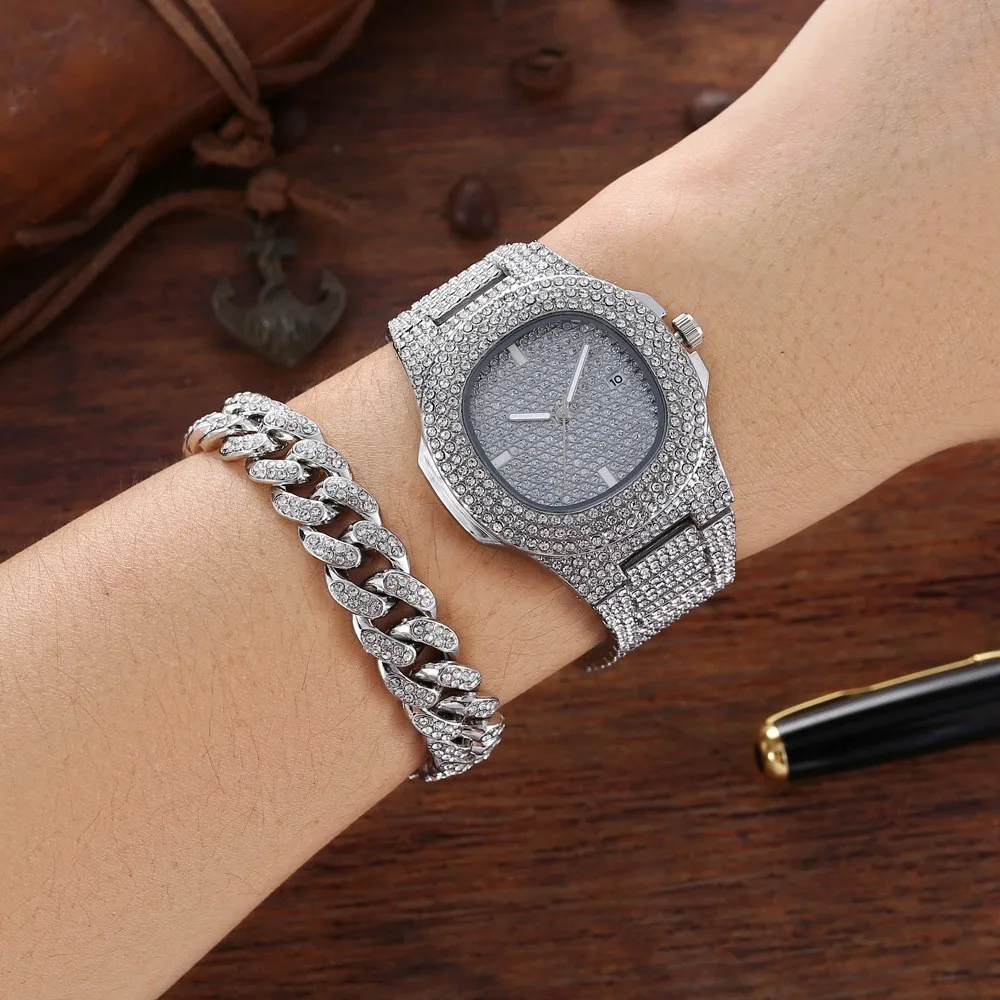 New Gold Color Watch &  Bracel - Luxury Watch Miami のレビューと価格