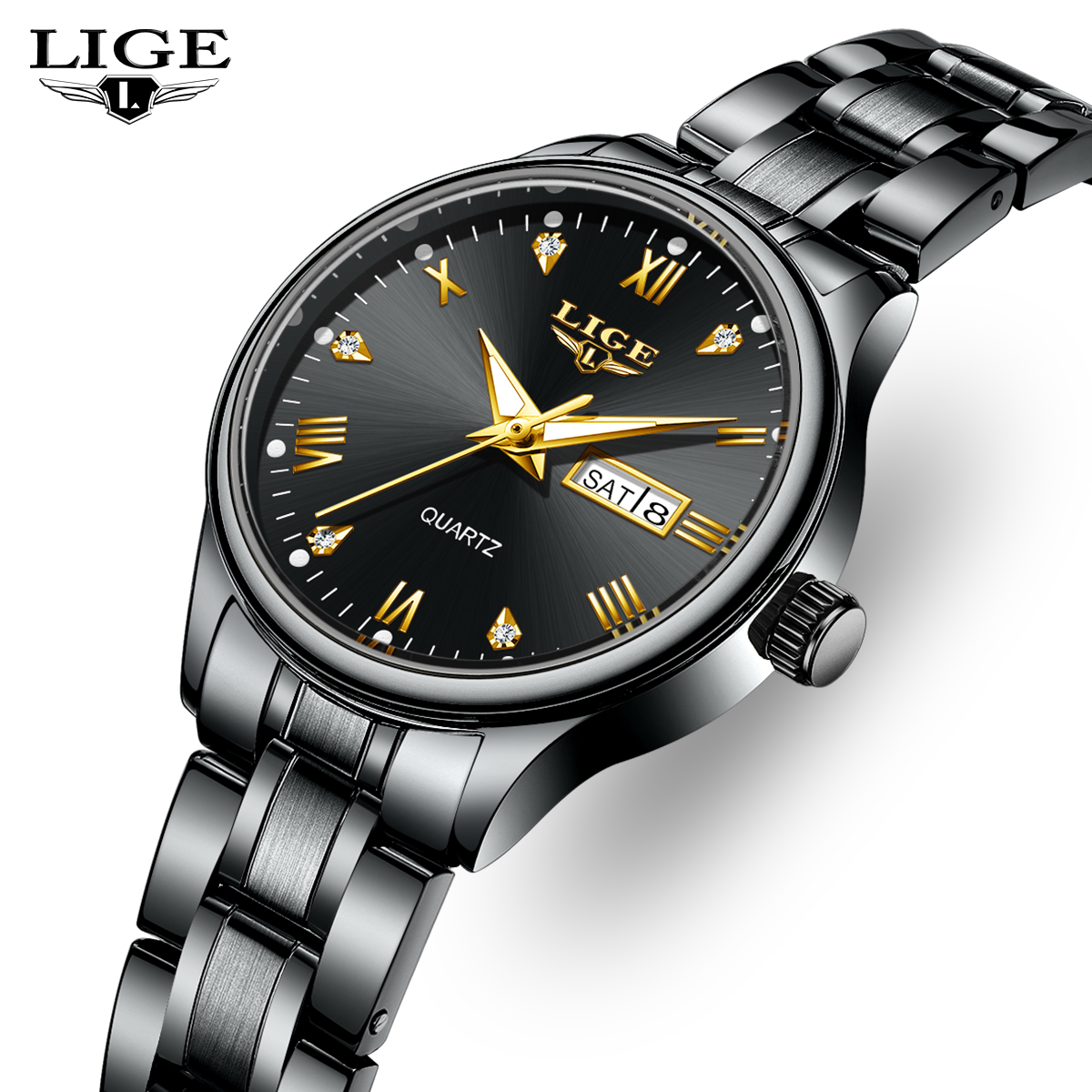 LIGE Top Band Woman Watch Clas - Luxury Watch Female のレビューと価格