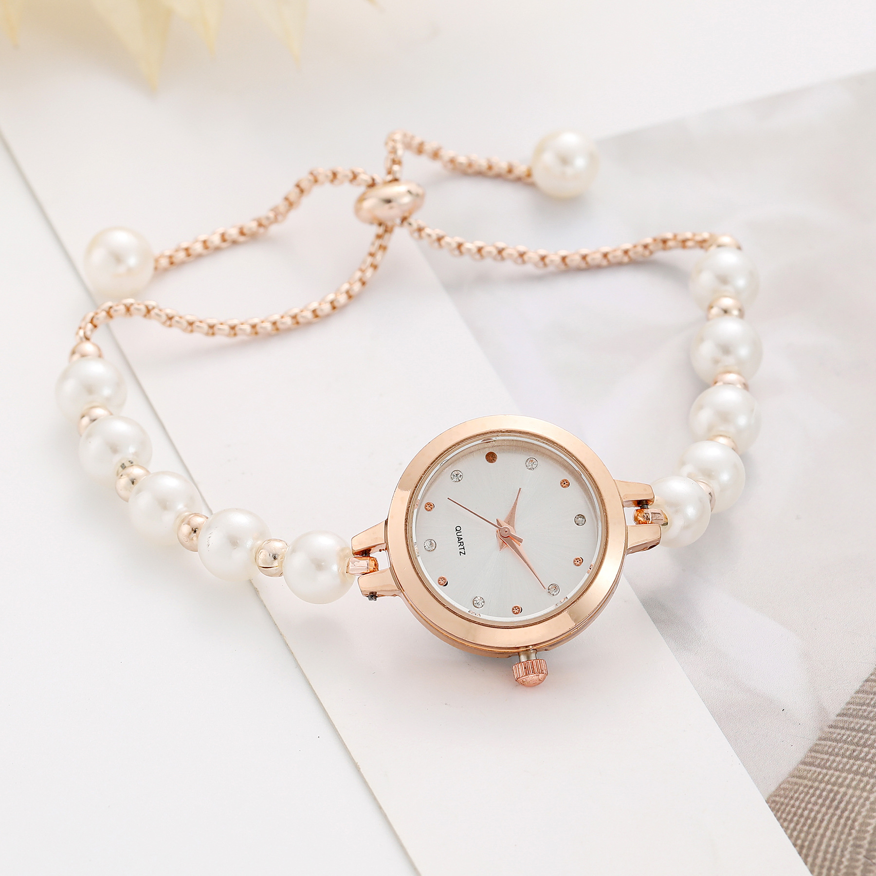 New Minimalist Style Pearl Bra - Luxury Watch In China のレビューと価格
