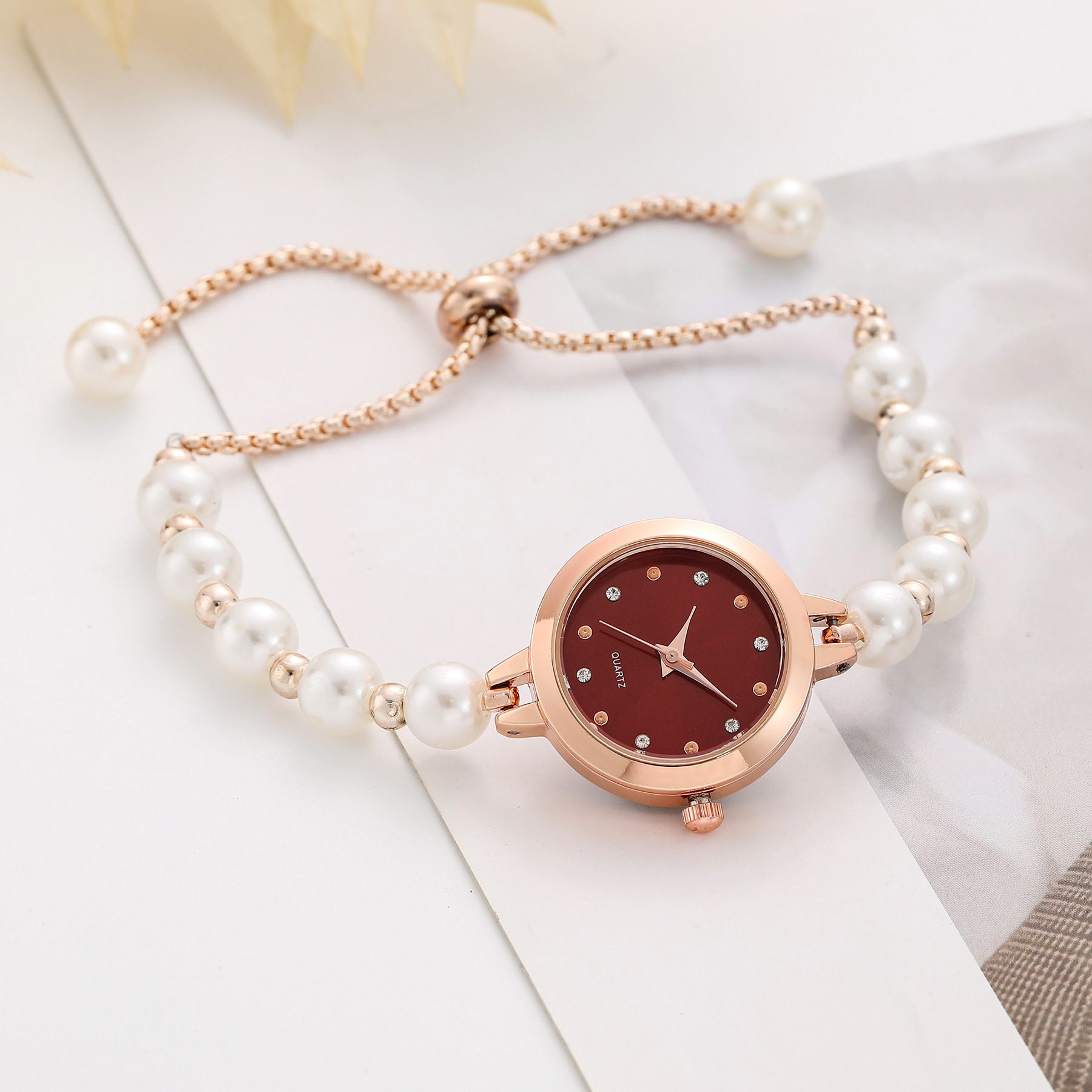 New Minimalist Style Pearl Bra - Luxury Watch In China のレビューと価格
