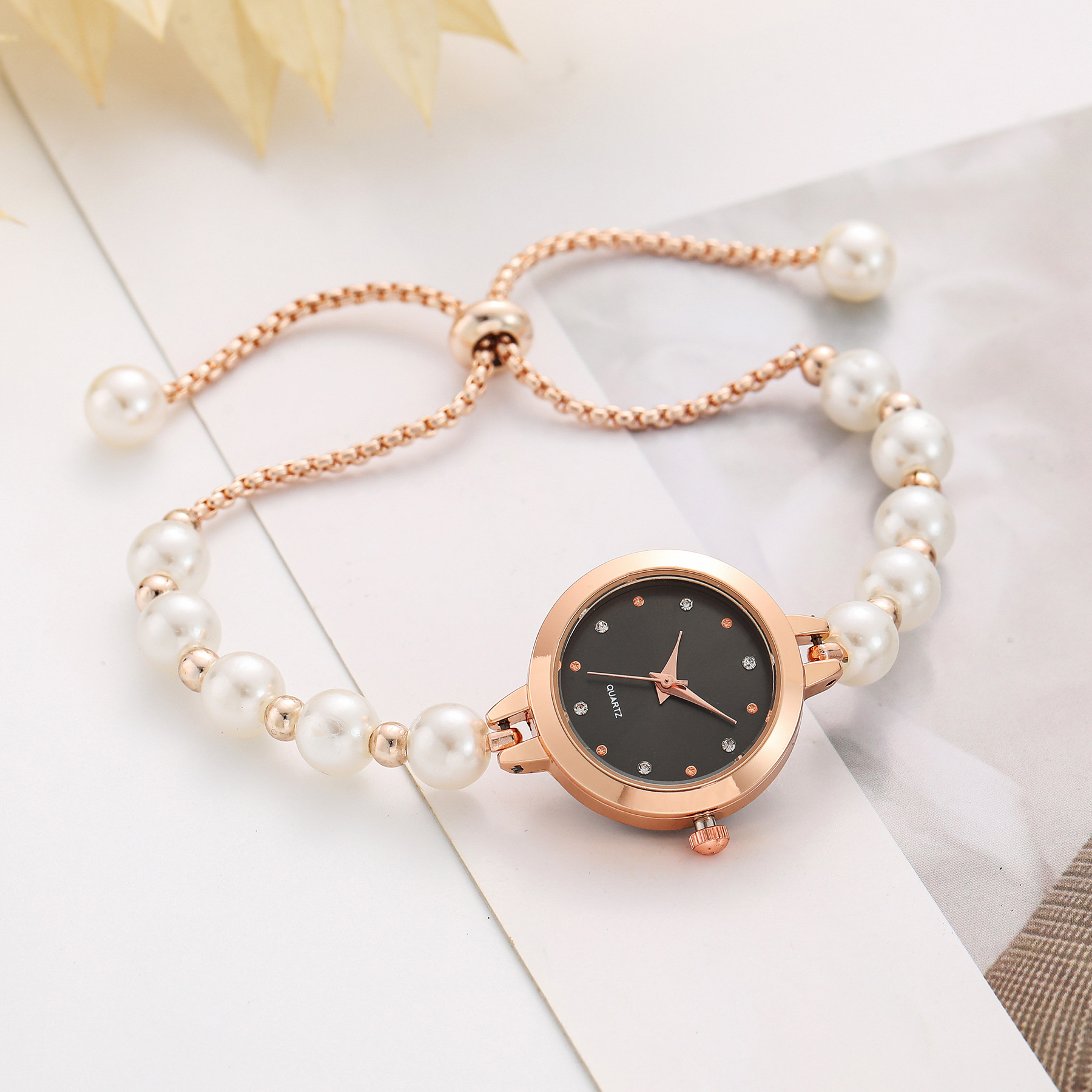 New Minimalist Style Pearl Bra - Luxury Watch In China のレビューと価格