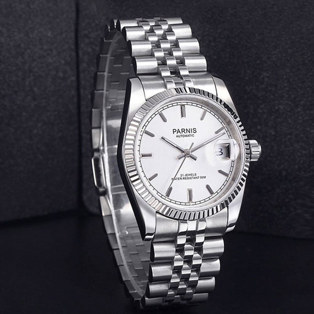 Parnis 36mm Mens Automatic Wat - Luxury Watch All Black のレビューと価格