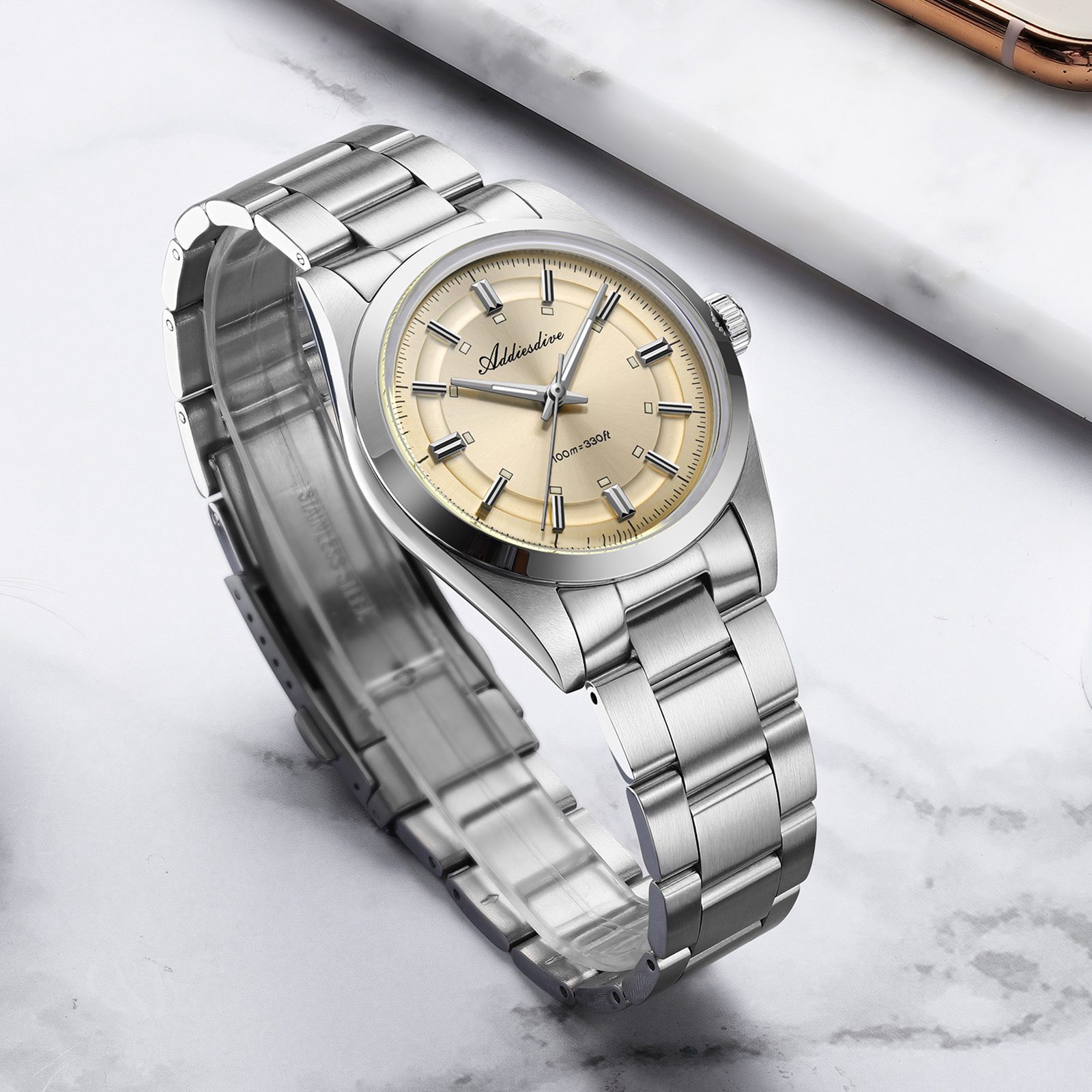ADDIESDIVE Super Luminous Japa - Luxury Watch Ladies のレビューと価格