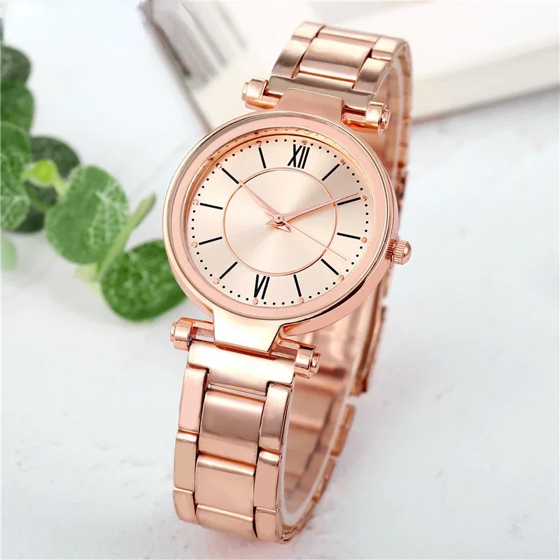 Luxury Rose Gold Stainless Ste - Luxury Watch Female のレビューと価格