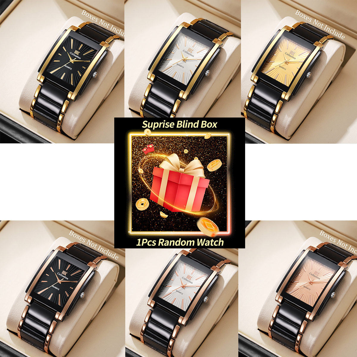 1PC Surprise Mystery Blind Wat - Luxury Watch Men のレビューと価格
