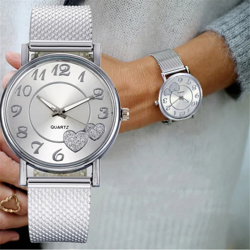 Elegant Rose Gold Heart Dial W - Luxury Watch Level のレビューと価格