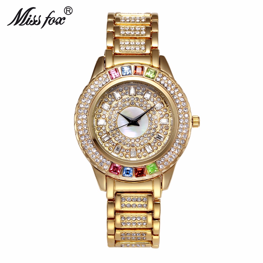 MISSFOX Ladies Gold Party Watc - Luxury Watch In China のレビューと価格