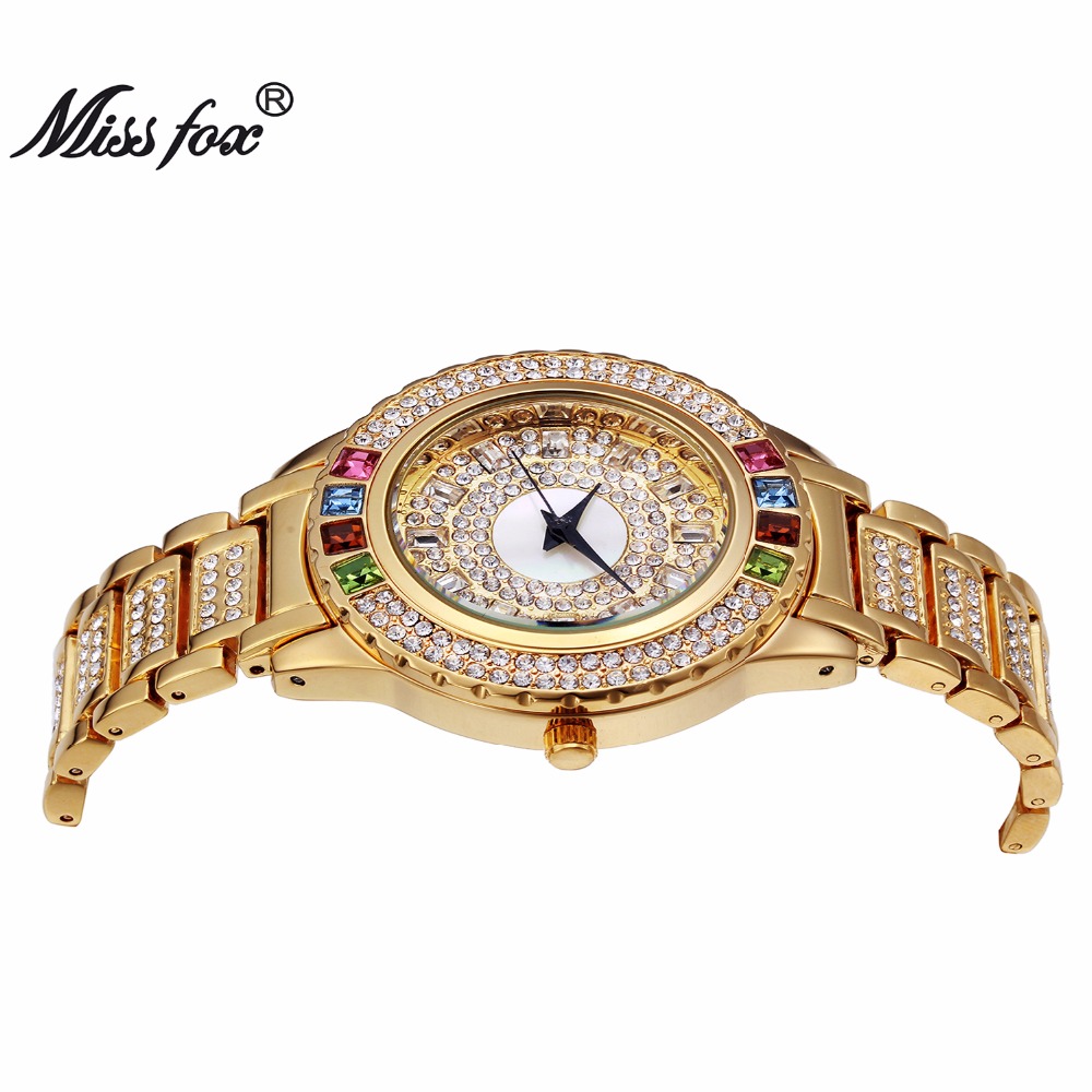 MISSFOX Ladies Gold Party Watc - Luxury Watch In China のレビューと価格