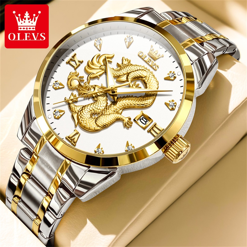 OLEVS Fashion China Loong Drag - Luxury Watch In China のレビューと価格