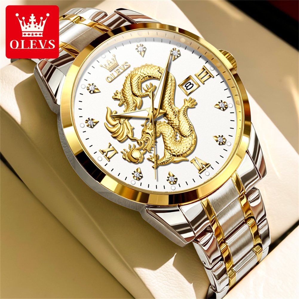 OLEVS Fashion China Loong Drag - Luxury Watch In China のレビューと価格