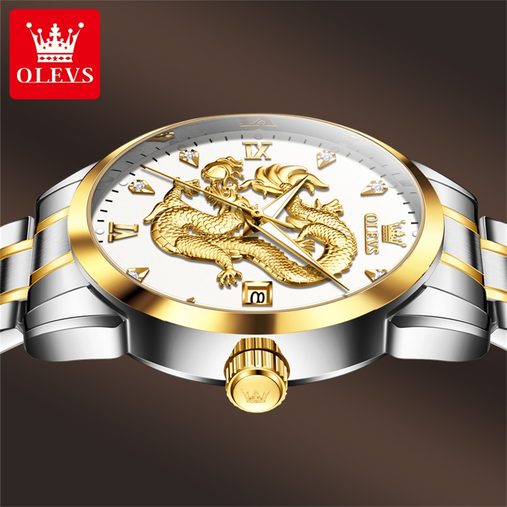 OLEVS Fashion China Loong Drag - Luxury Watch In China のレビューと価格