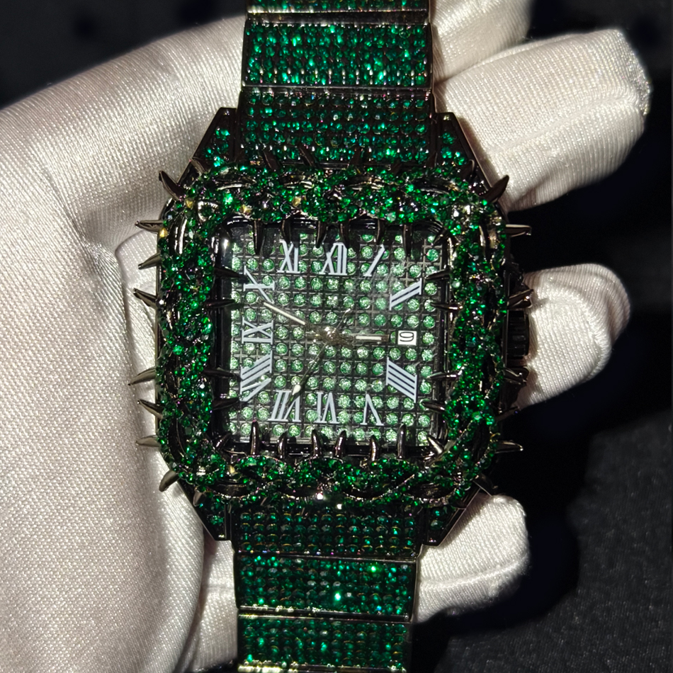 Black Spiked Diamond Quartz Wa - Luxury Watch Ap のレビューと価格