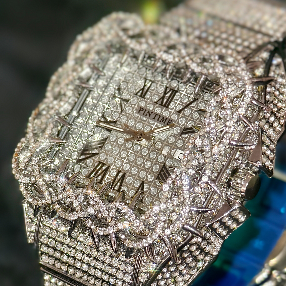 Black Spiked Diamond Quartz Wa - Luxury Watch Ap のレビューと価格