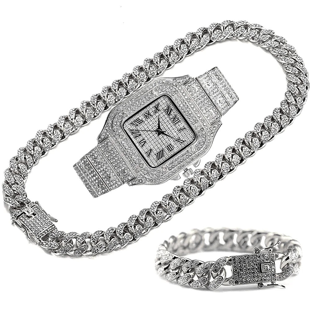 Luxury Iced Out Chain for Men  - Luxury Watch Miami のレビューと価格