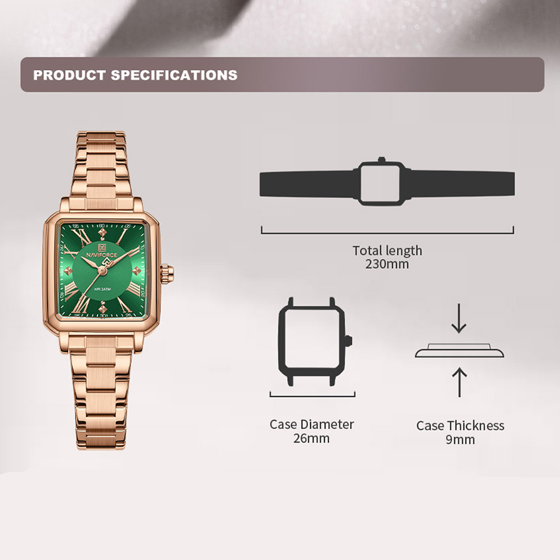 NAVIFORCE New Original Luxury  - Luxury Watch Female のレビューと価格